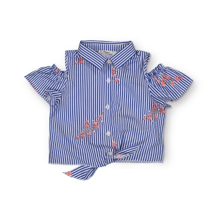 ÇİÇEK BASKILI GÖMLEK