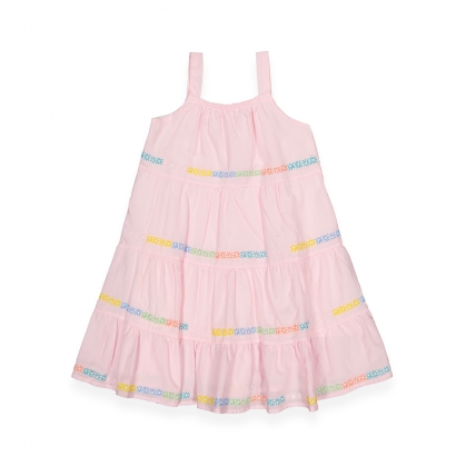 ÇİÇEK NAKIŞLI ELBİSE