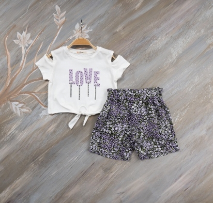 LOVE VISCON ŞORTLU TK