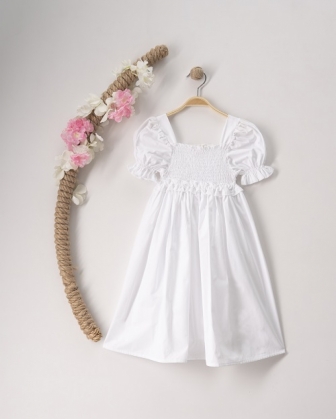 KARE YAKA COTTON ELBİSE