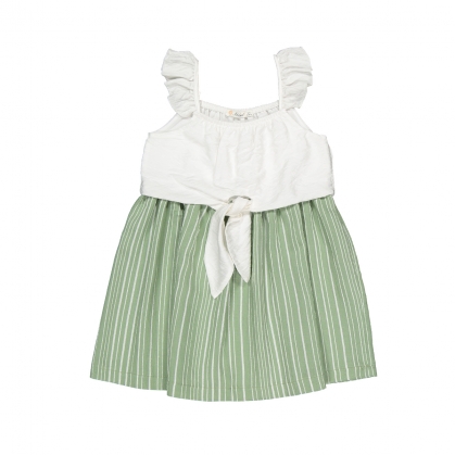 ÖNDEN BAĞLAMALI ELBİSE